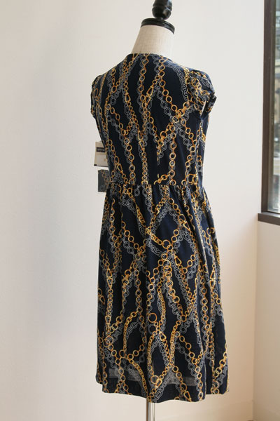 型紙通販 カシュクールジャージーワンピース オプション袖付き