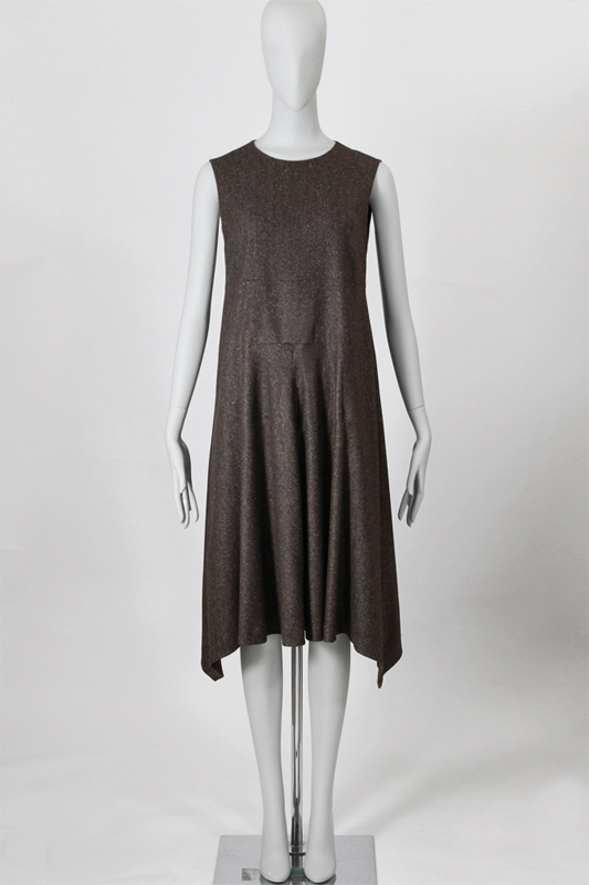 8Orica イレギュラーヘム バイアス切り替えワンピース 型紙通販 立体裁断