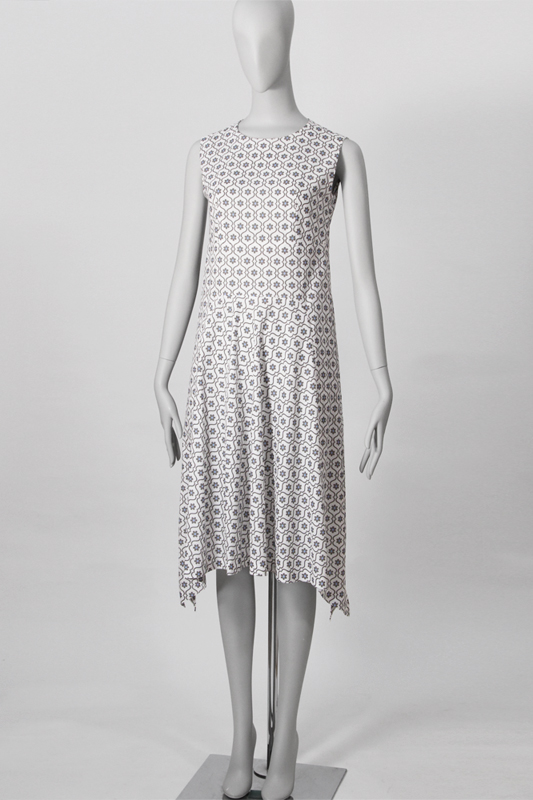 8Orica イレギュラーヘム バイアス切り替えワンピース 型紙通販 立体裁断