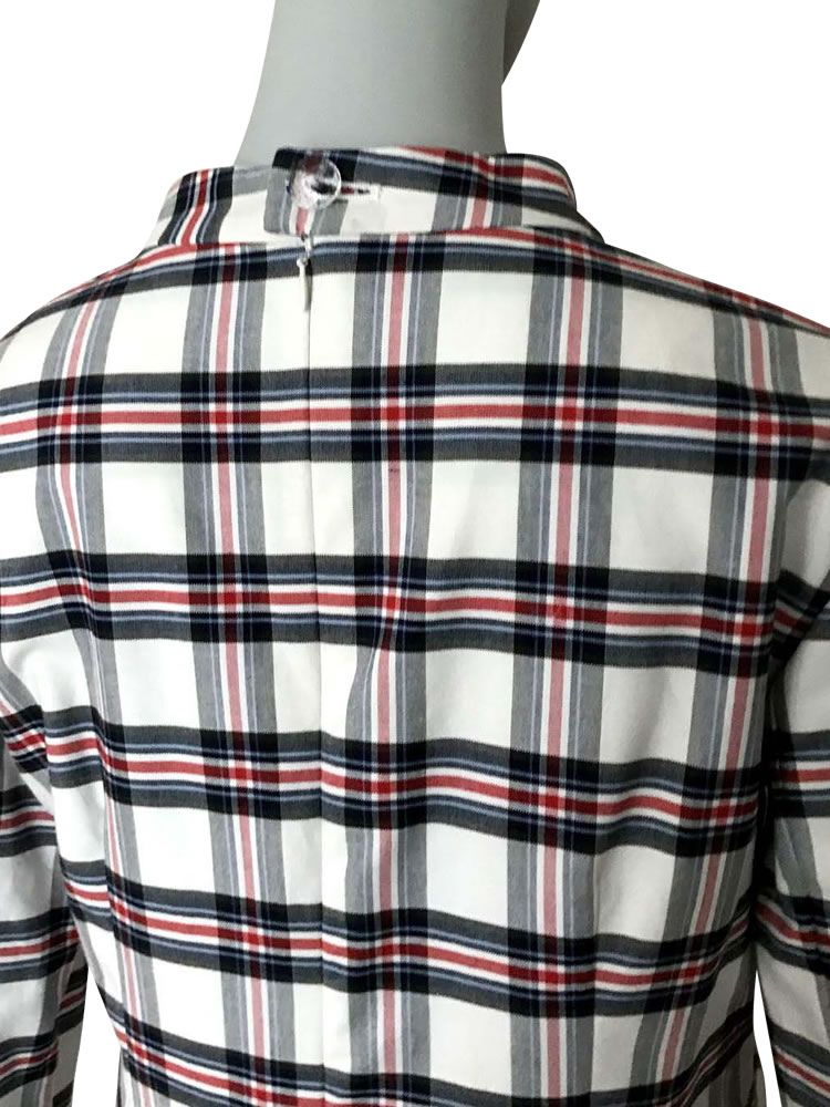 型紙通販、8Salus 立ち衿つき七分袖ワンピース