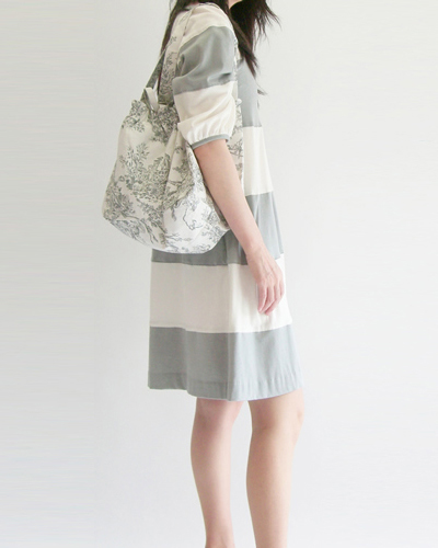 型紙通販、Tina　タートルAラインワンピース