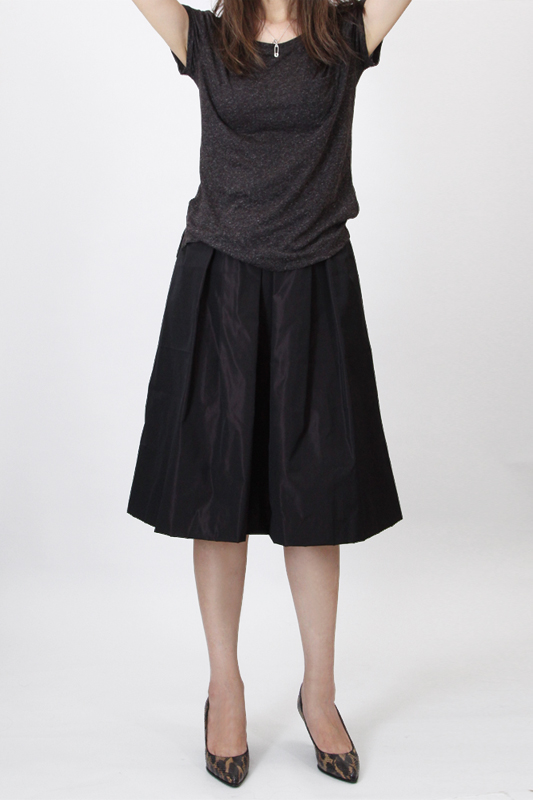 型紙通販 ミディ丈タックスカート 9Nono