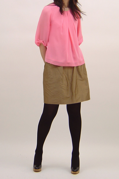 型紙通販 ヨーク切り替え、コクーンスカート