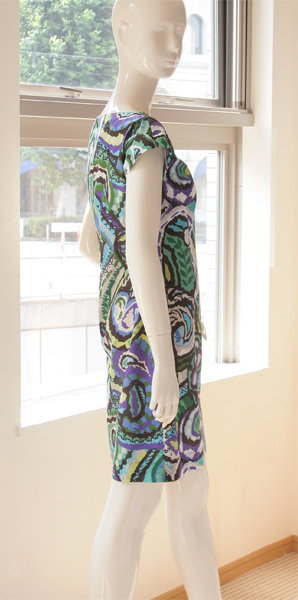 型紙通販 フレンチスリーブ、ストレートミニワンピース