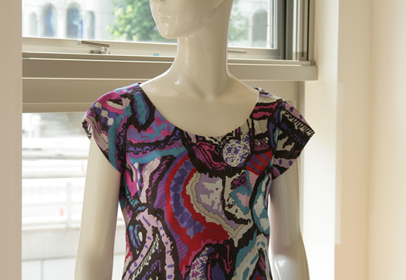 型紙通販 フレンチスリーブ、ストレートミニワンピース