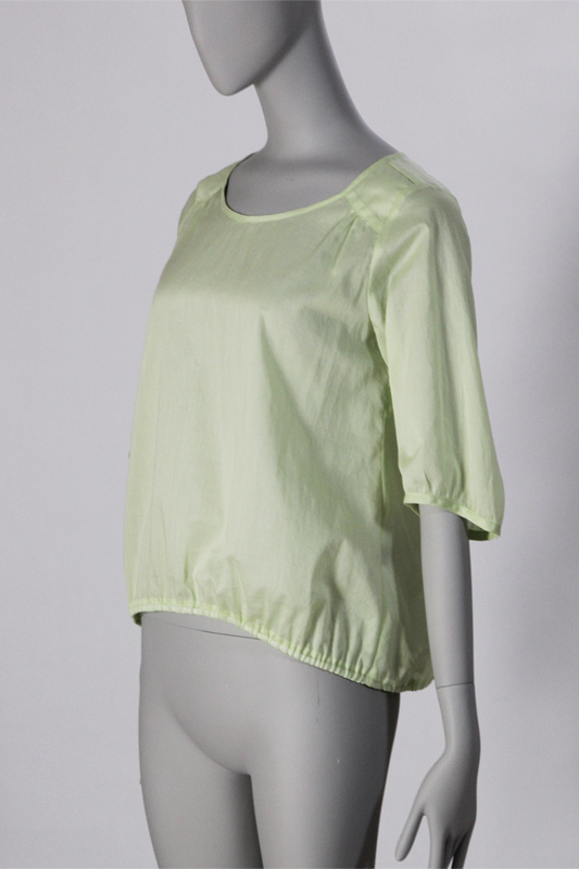 洋裁用型紙通販　型紙通販　五分袖パフスリーブブラウス　6Fanny　立体裁断