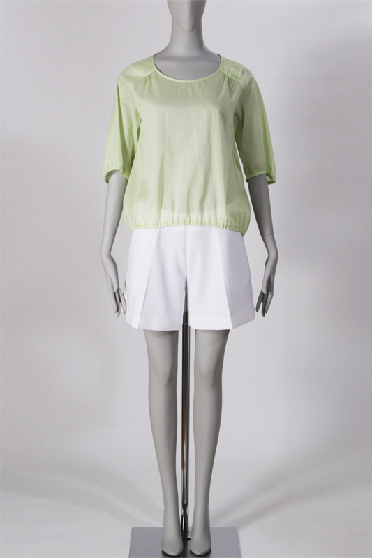 洋裁用型紙通販　型紙通販　五分袖パフスリーブブラウス　6Fanny　立体裁断