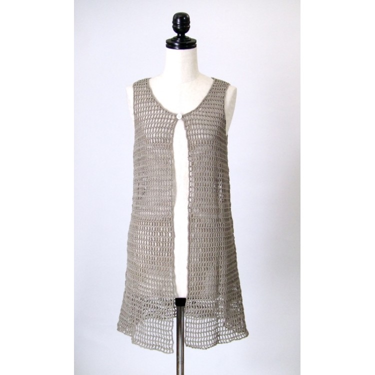 ニットベスト 手編み