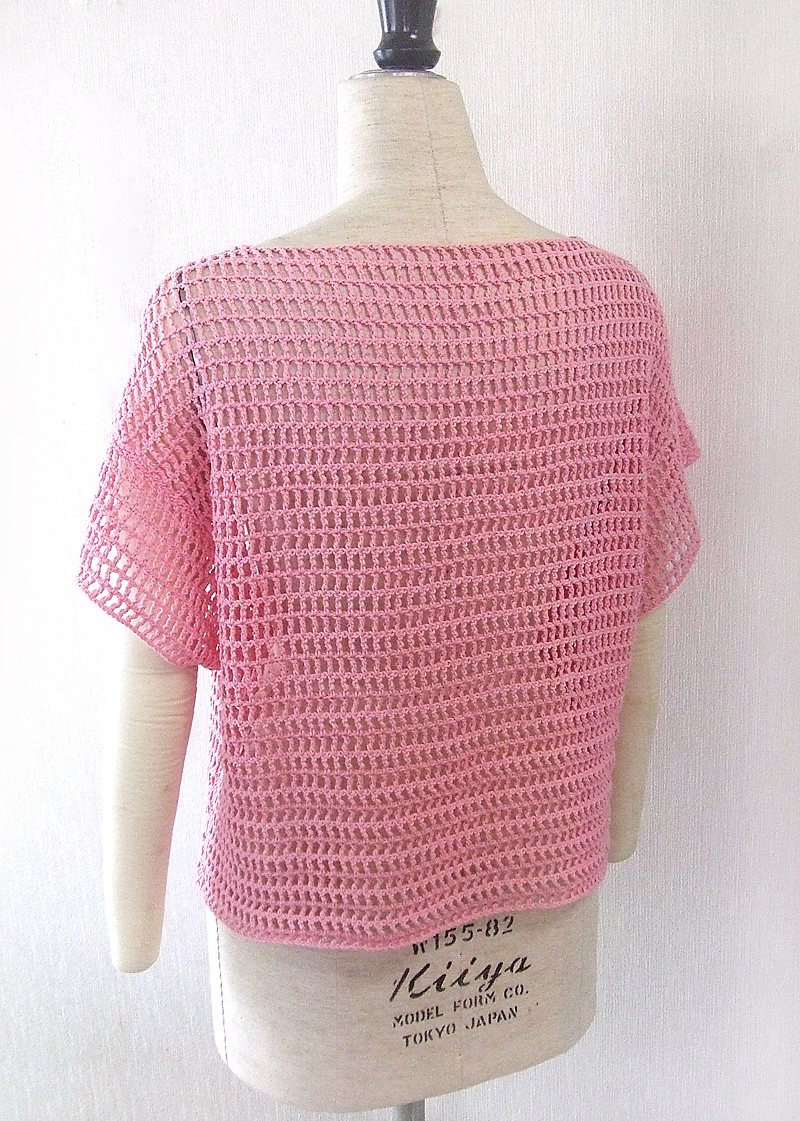 手編み,プルオーバー,K61002,後