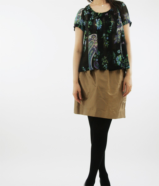 型紙通販 ヨーク切り替え、コクーンスカート