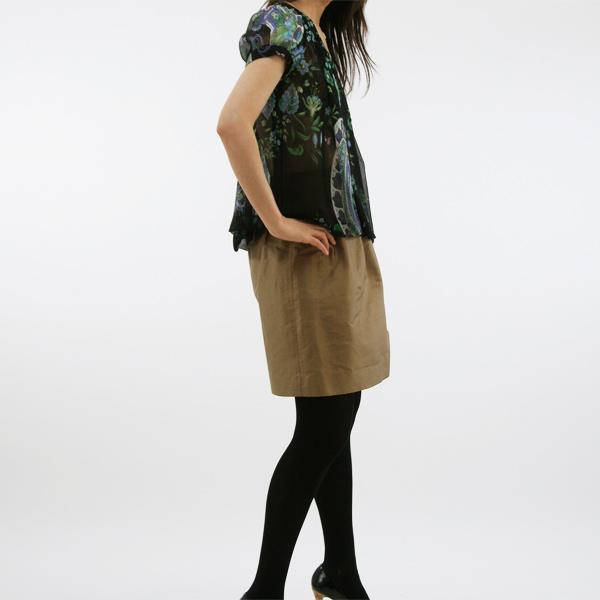 型紙通販 ヨーク切り替え、コクーンスカート