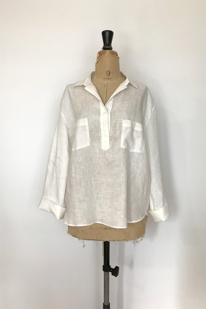 型紙 パターン ドロップショルダー スキッパー