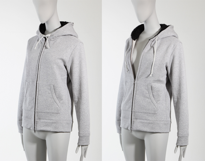 洋裁用型紙通販　型紙通販　7Cherish 前開きフーデッドパーカ　立体裁断